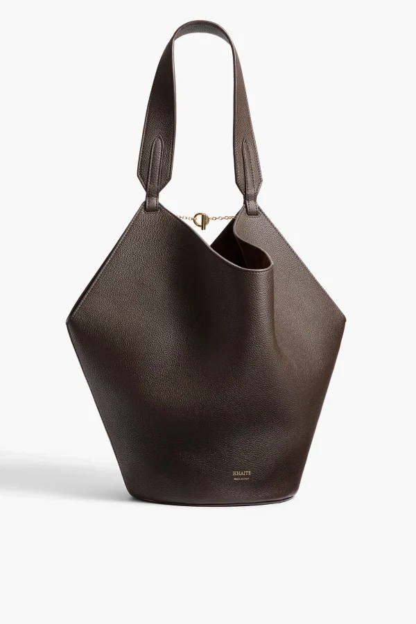 Khaite Shopper<Tasche Lotus in Dark Brown