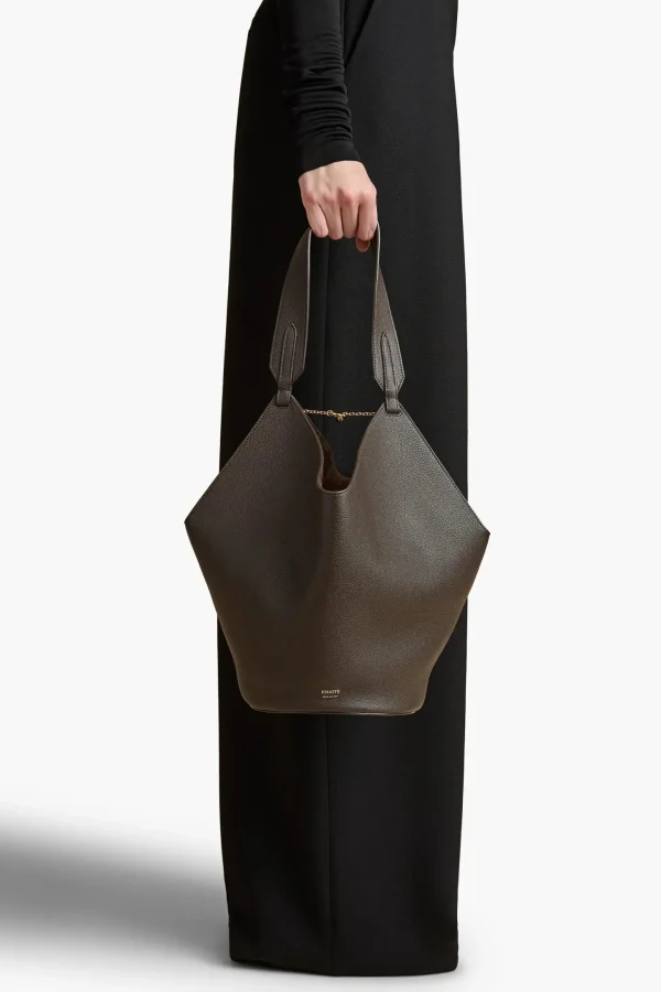 Khaite Shopper<Tasche Lotus in Dark Brown