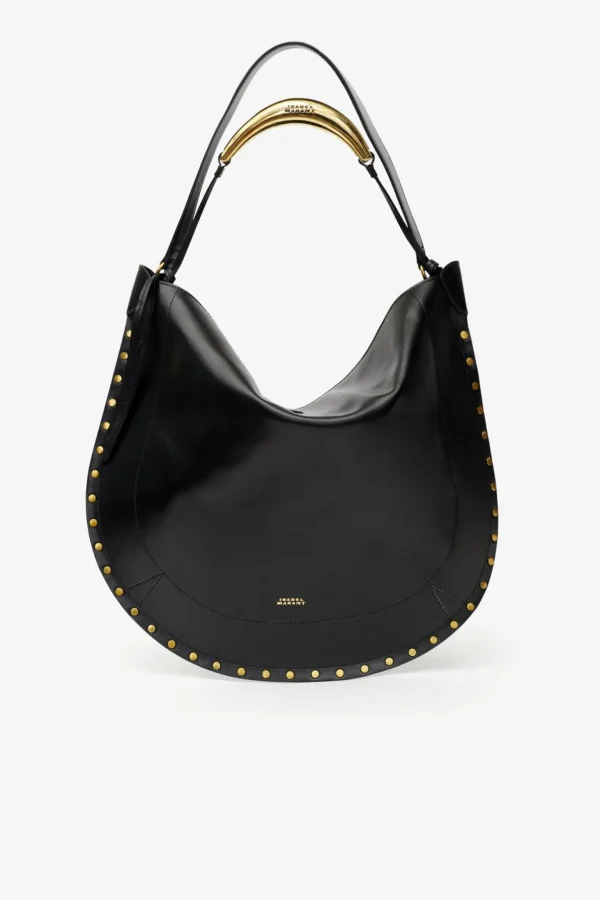 Isabel Marant Schultertaschen<Tasche Oskan Hobo Soft Bijo in Schwarz