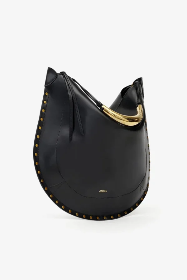 Isabel Marant Schultertaschen<Tasche Oskan Hobo Soft Bijo in Schwarz
