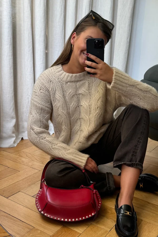 Isabel Marant Schultertaschen | Crossbody<Tasche Oskan Moon in Rot