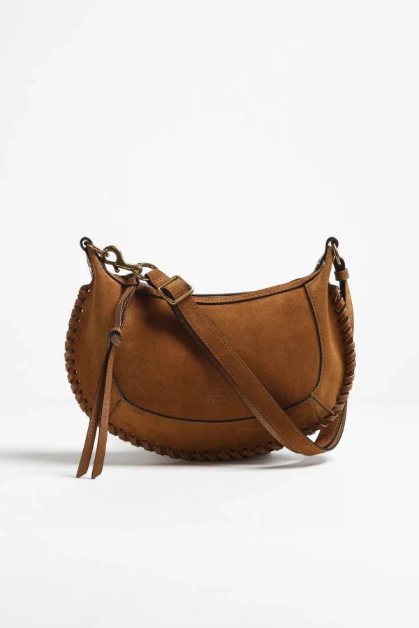 Isabel Marant Schultertaschen | Crossbody<Tasche Oskan Moon Suede in Cognac