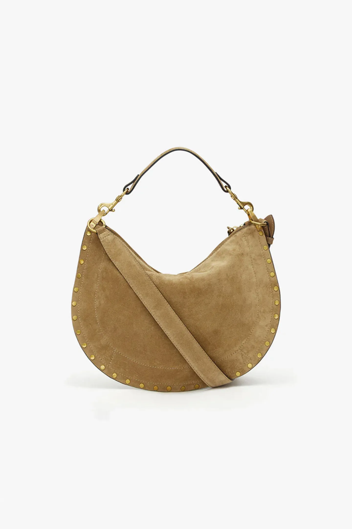 tasche_oskan_soft_zip_in__3-1.webp Isabel Marant Schultertaschen | Handtaschen<Tasche Oskan Soft Zip in Taupe