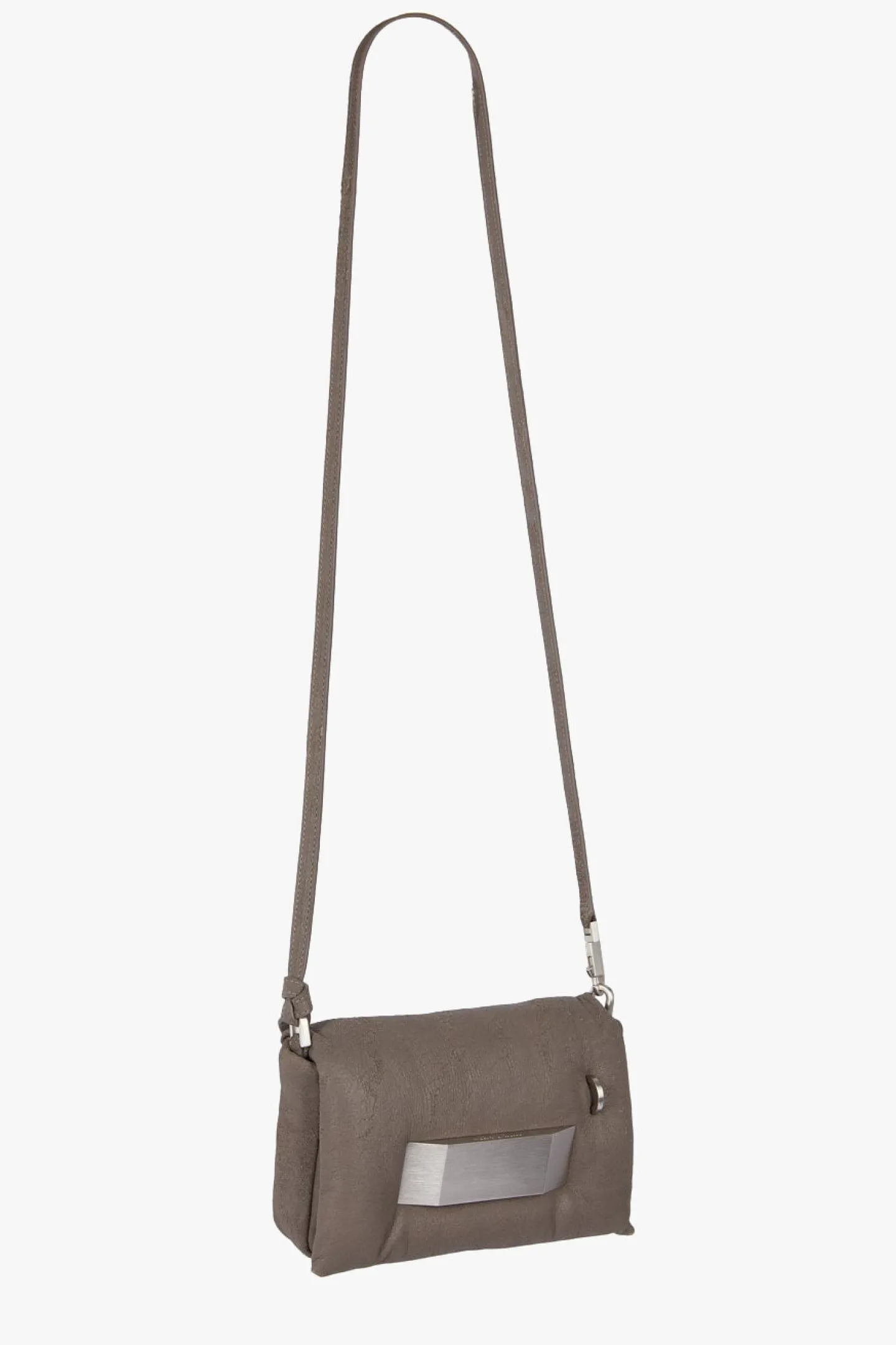 tasche_pillow_in_griffin__3.webp Rick Owens Crossbody | Clutches & Pouches<Tasche Pillow in Griffin Dust
