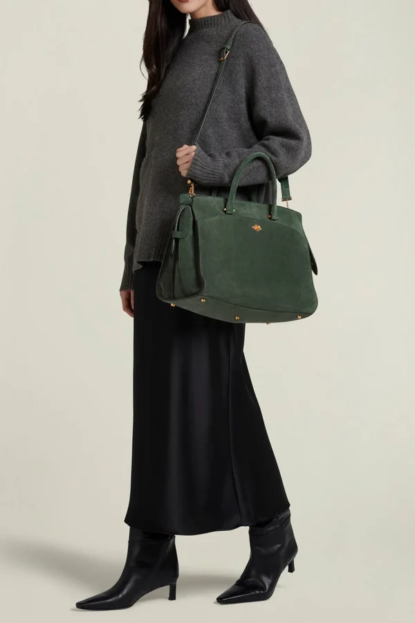 Métier Shopper | Schultertaschen<Tasche Private Eye in Suede Emerald
