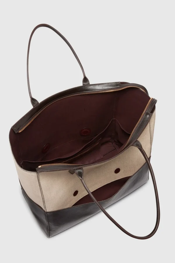 Métier Shopper | Schultertaschen<Tasche Small Cabas in Cacao