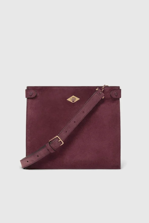 Métier Schultertaschen | Crossbody<Tasche Stowaway Suede in Amarone