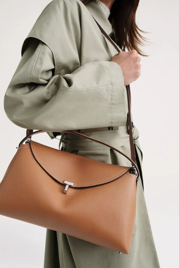 Toteme Schultertaschen | Handtaschen<Tasche T-Lock in Tan
