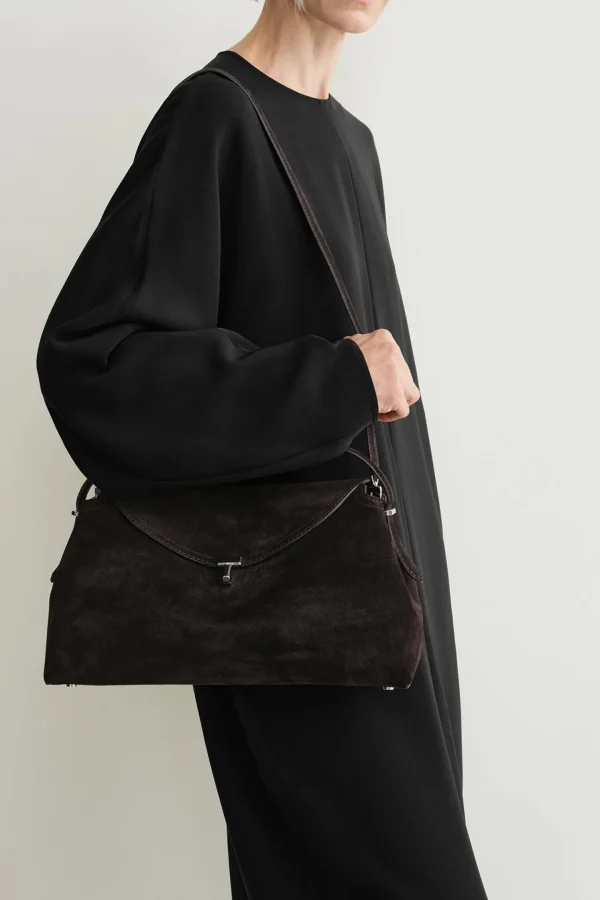 Toteme Schultertaschen<Tasche T-Lock Top Handle in Espresso