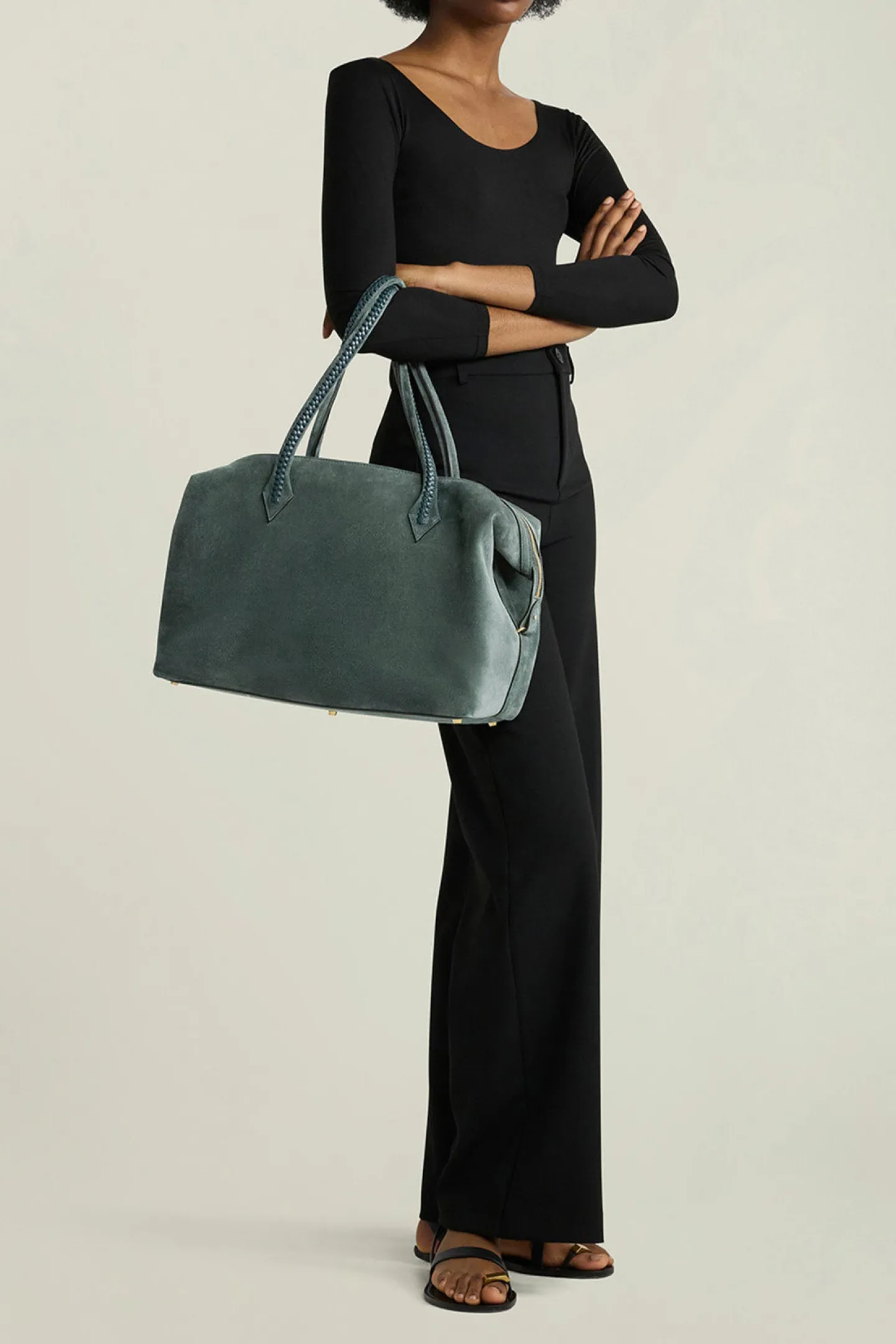 tasche_vrit_all_day_in_su_1.webp Métier Shopper<Tasche Vérité All Day in Suede Emerald