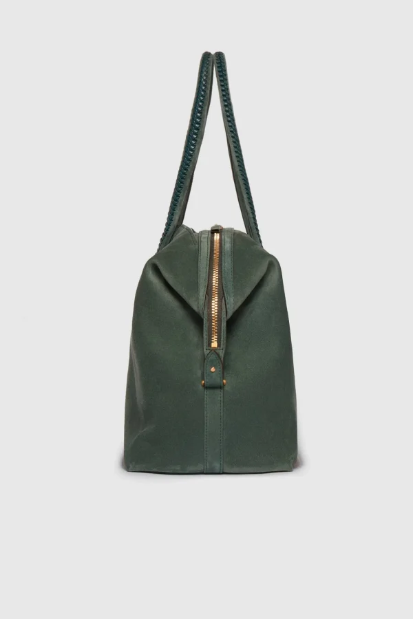 Métier Shopper<Tasche Vérité All Day in Suede Emerald