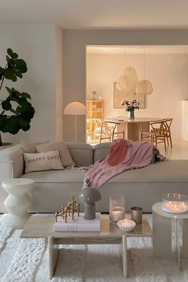 Anita Hass Home<Tuch 'Amour' in Rosa