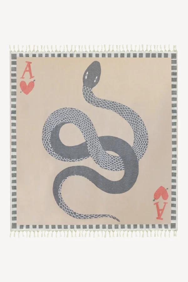 Anita Hass Home<Tuch 'Snake' in Beige