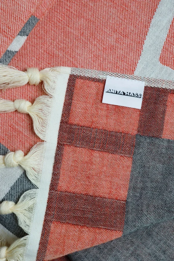 Anita Hass Home<Tuch 'Tiger' in Rot